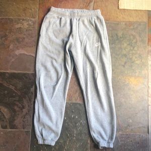 Nike light gray sweatpants M